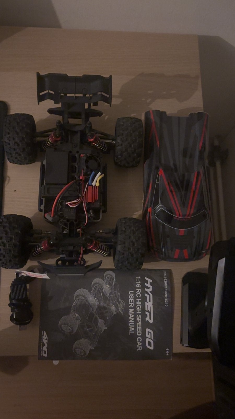 HYPER GO 1:16 RC High Speed RC Car - Zo goed als nieuw, Auto offroad, Zo goed als nieuw, Schaal 1:16, RTR (Ready to Run)