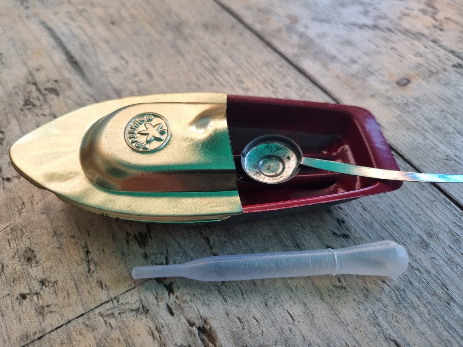 Nostalgische Putt - Putt bootje - Uniek Verzamelobject, Antiek en Kunst, Antiek | Speelgoed, Ophalen of Verzenden