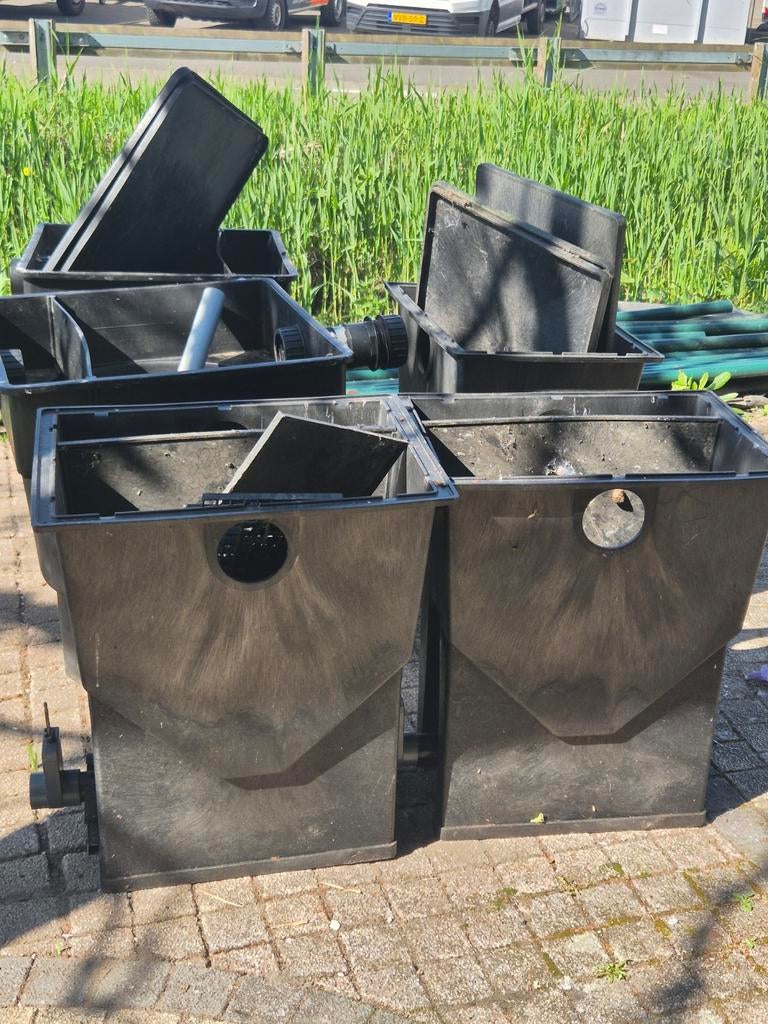 Vijverfiltersysteem - Gebruikt (5 bakken), Tuin en Terras, Vijvers, Gebruikt, Ophalen