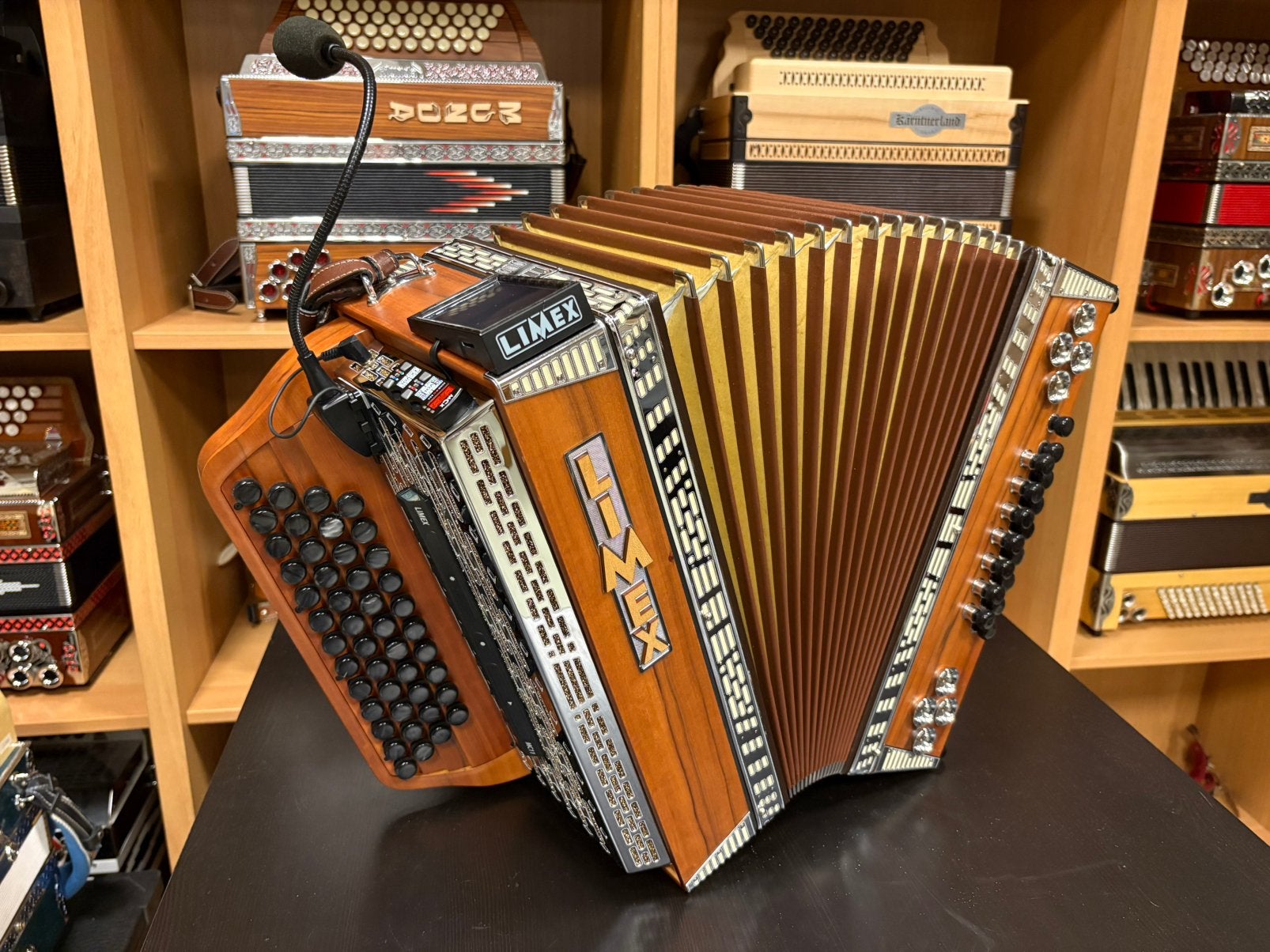 Steirische Harmonika LIMEX EL-HA 1E, Gebruikt, Overige formaten, Met koffer, Knopaccordeon