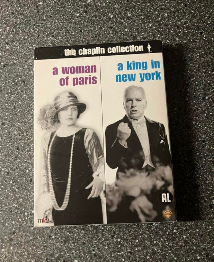 A Woman of Paris (1923) + A King in New York (1957) Chaplin, Alle leeftijden, Drama, Ophalen of Verzenden, Zo goed als nieuw