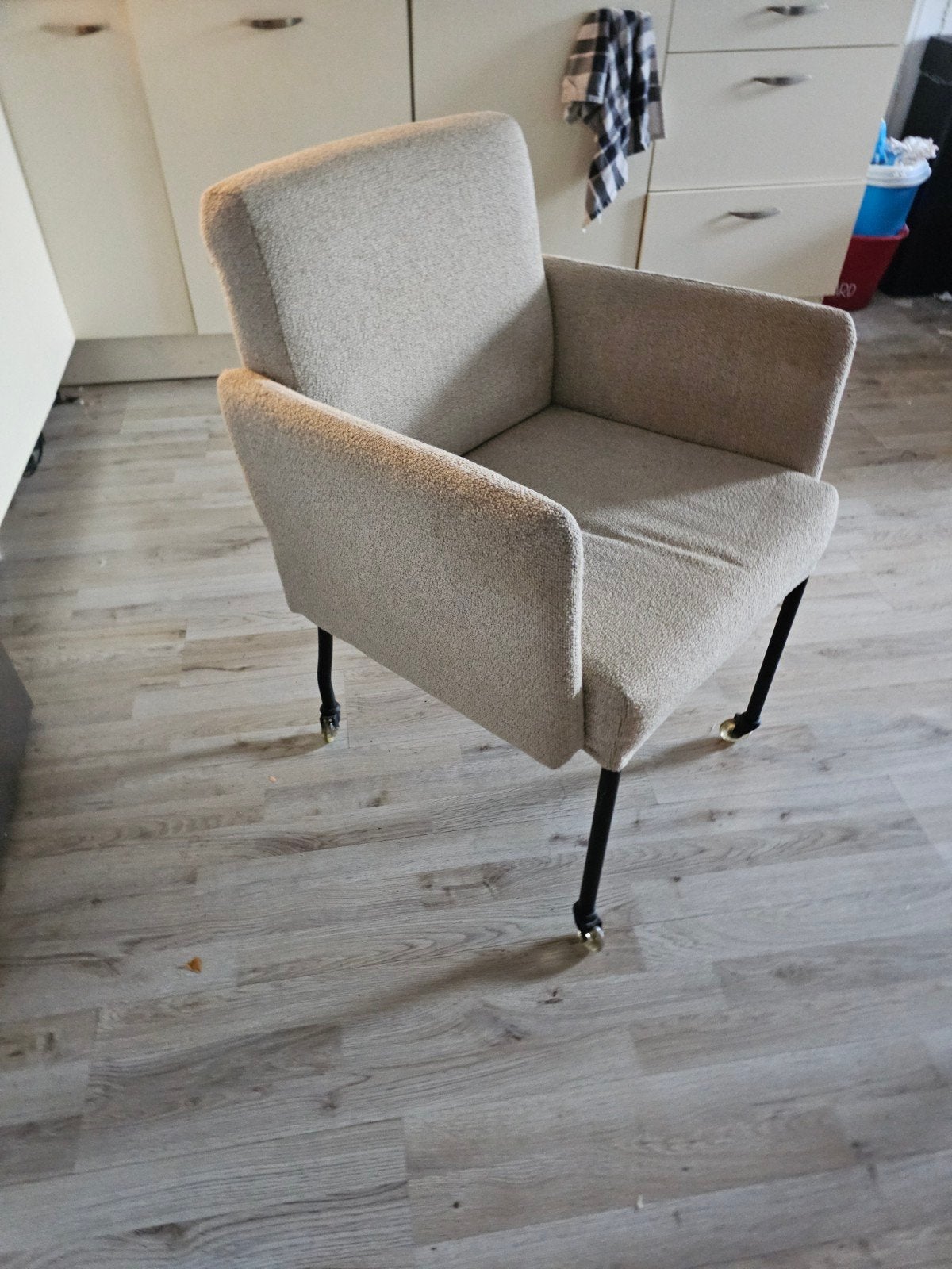 Stoelen 3x, Huis en Inrichting, Stoelen, Ophalen, Gebruikt, Drie, Wit