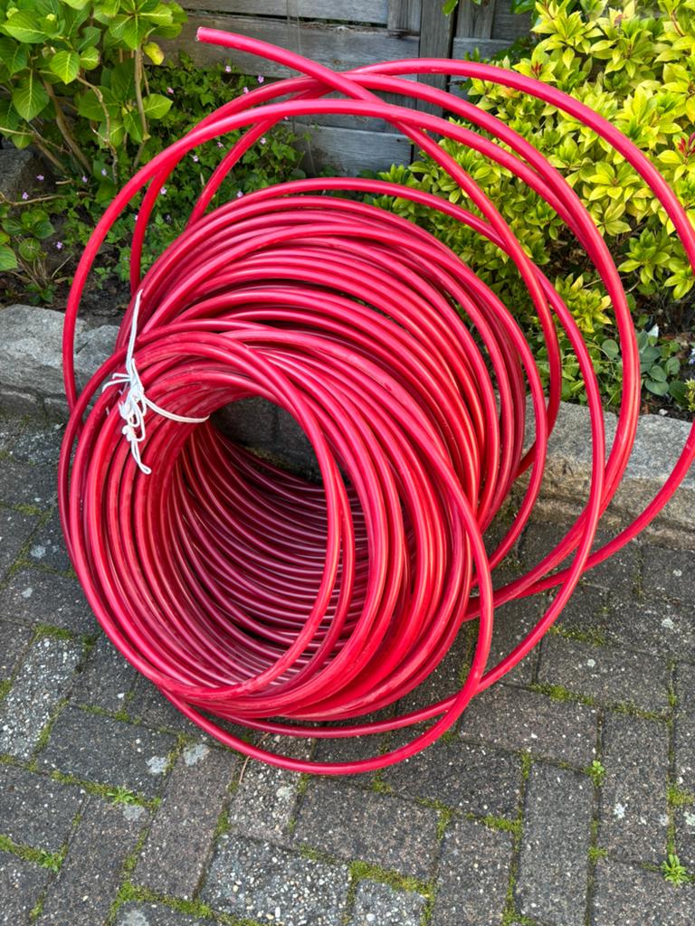 Kunststof buis vloerverwarming, circa 100 m, Doe-het-zelf en Verbouw, Ophalen, Overige materialen, 6 meter of meer, Overige typen