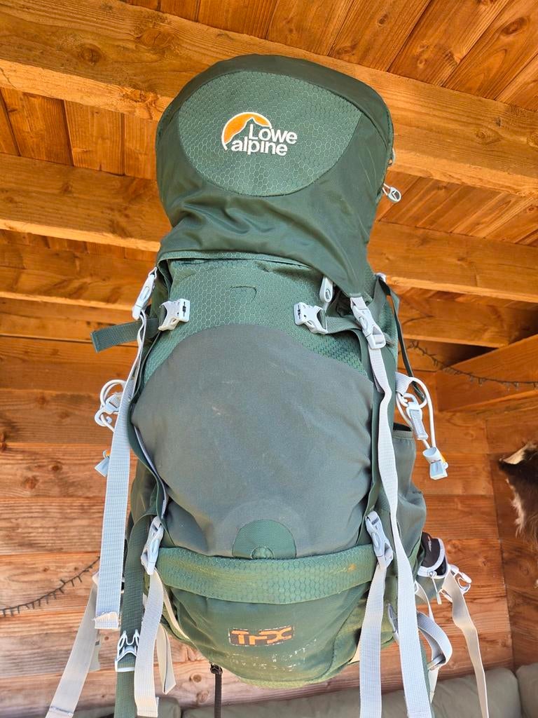 Lowe Alpine TFX Backpack - 55, 70 LGroen, Sport en Fitness, Bergsport en Wandelen, Ophalen of Verzenden, Gebruikt, Rugzak