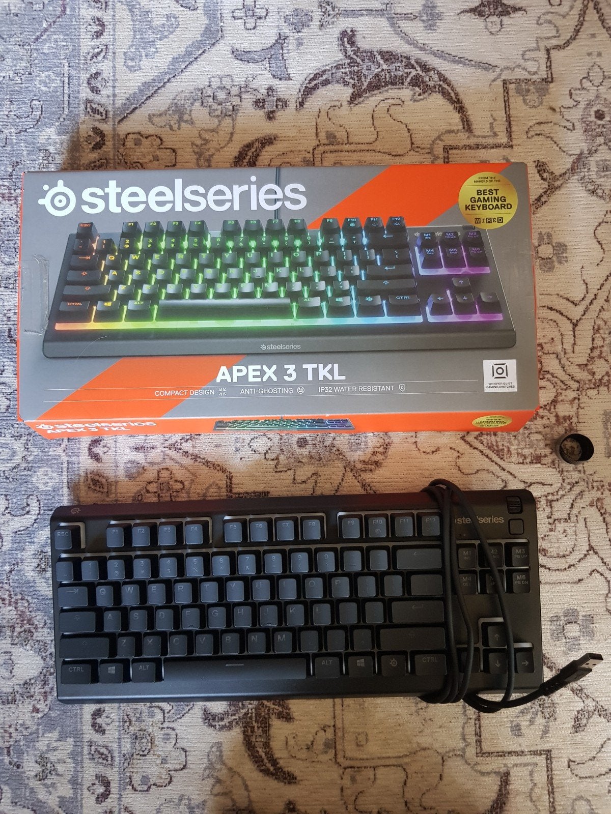 Steelseries apex 3 tkl, Computers en Software, Toetsenborden, Gaming toetsenbord, Ophalen of Verzenden, Zo goed als nieuw, Qwerty