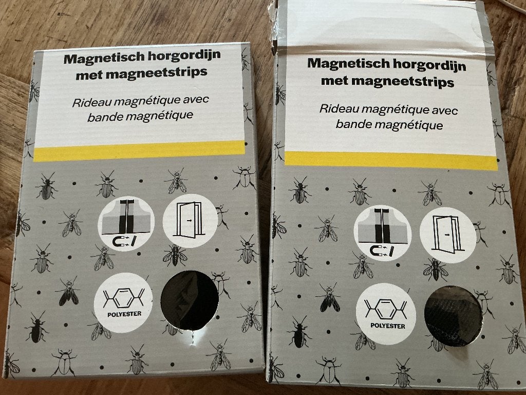 Magnetisch horgordijn deur, Doe-het-zelf en Verbouw, Deuren en Horren, Ophalen, Kunststof, 80 tot 100 cm, 215 cm of meer