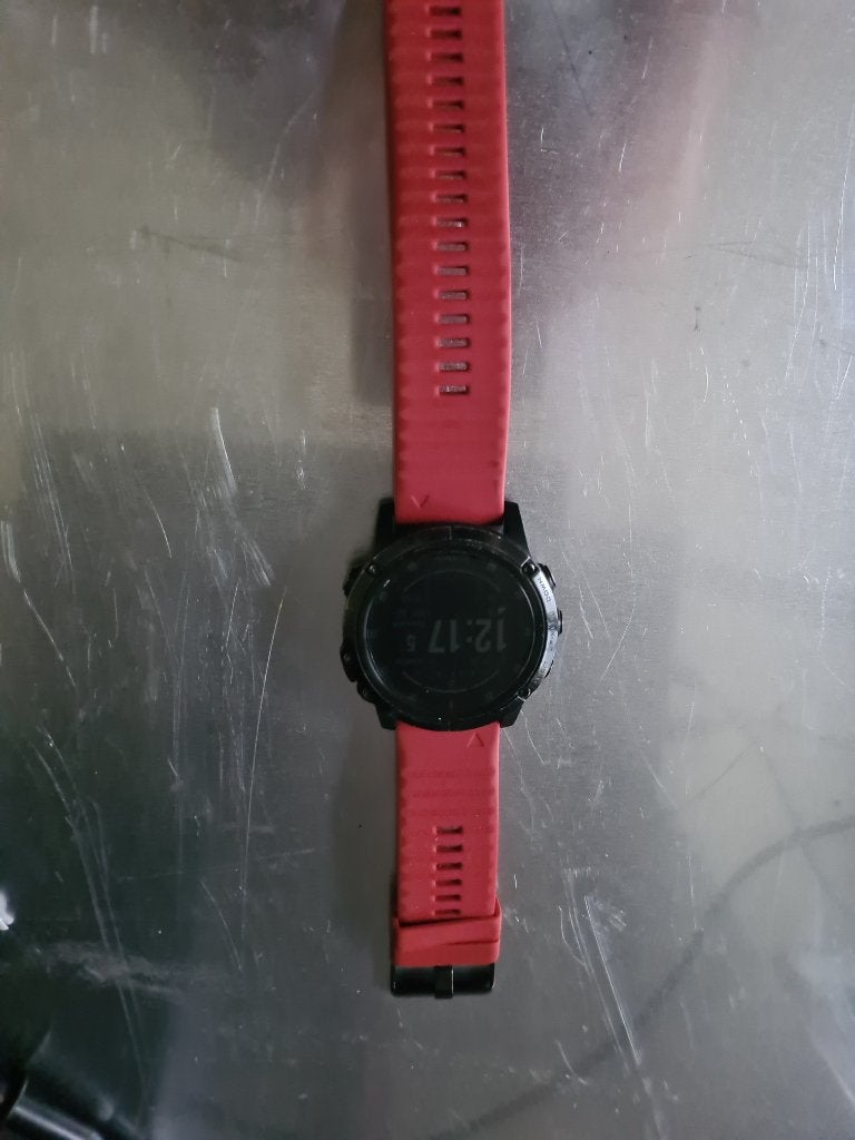 garmin fenix 5x saphire, Gebruikt, Garmin Fenix 5X Plus Sapphire Edition, Zwart, Ophalen of Verzenden