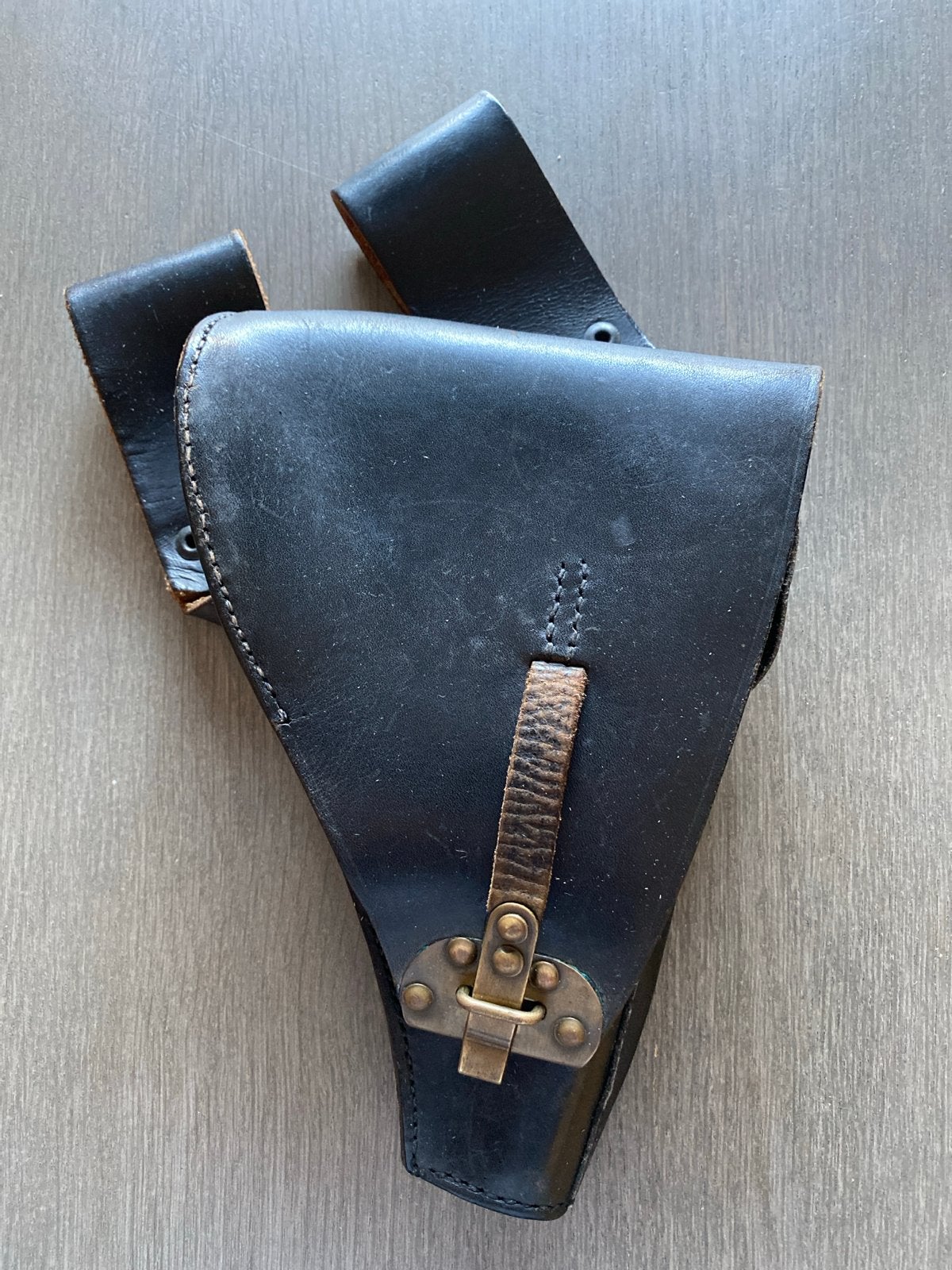 Vintage Lederen Pistool Holster - Nederlandse Politie, Ophalen of Verzenden, Overige soorten, Nederland, Overige typen