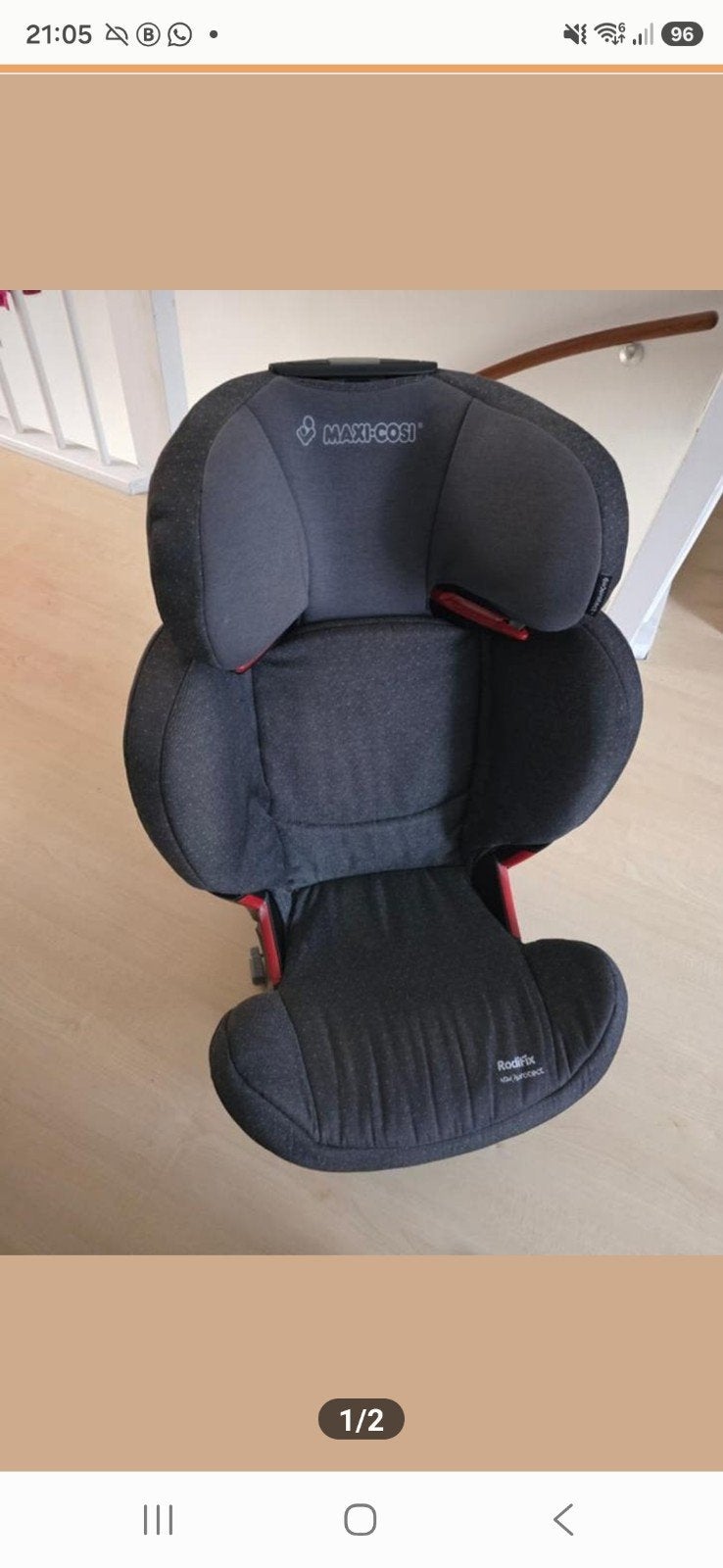Maxi-Cosi Rodifix (15 tot 36 kilo), Ophalen