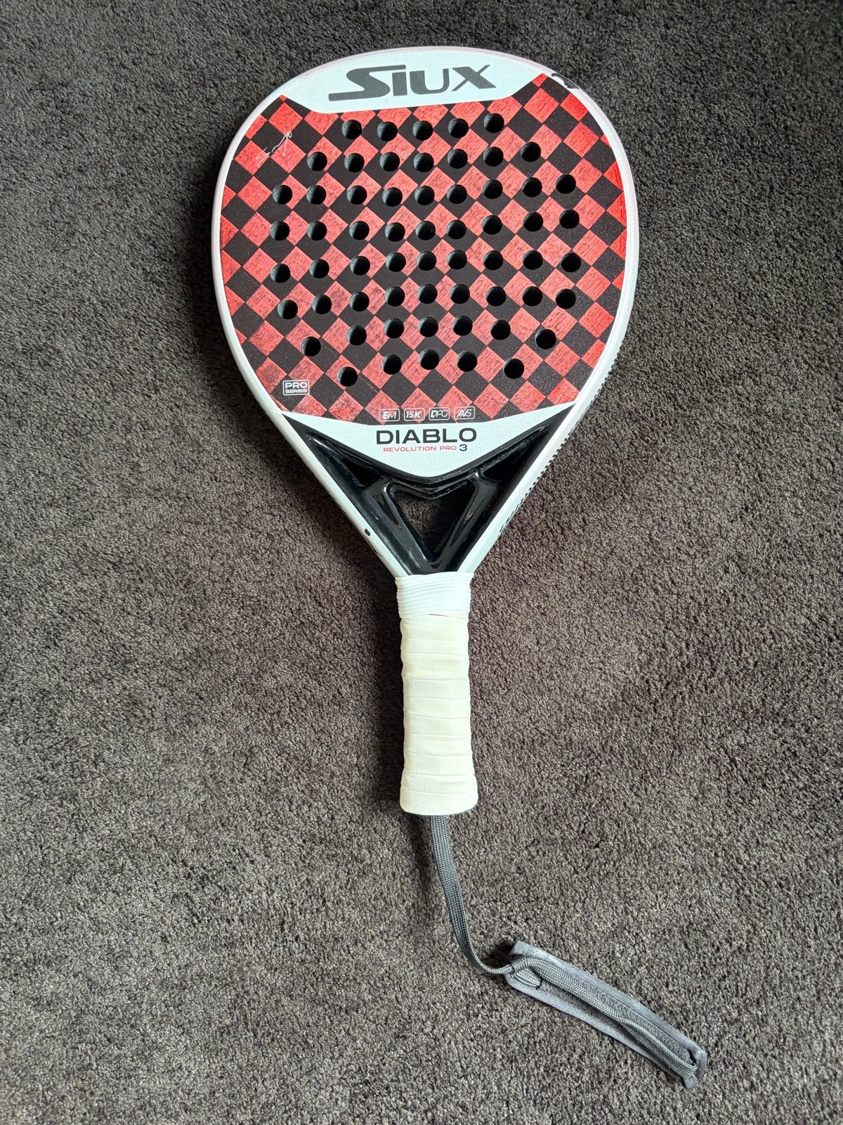 Siux Diablo Revolution Pro 3 Padelracket - Gebruikt, Sport en Fitness, Ophalen, Gebruikt, Padelracket