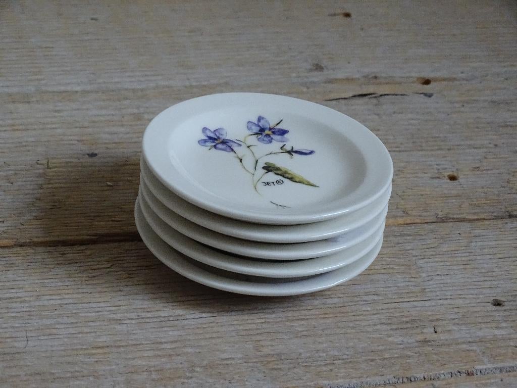 Servies Jet (by Ter Steege) FLOWERS OF THE FIELD, z.g.a.n., Overige typen, Ophalen of Verzenden, Zo goed als nieuw, Overige stijlen
