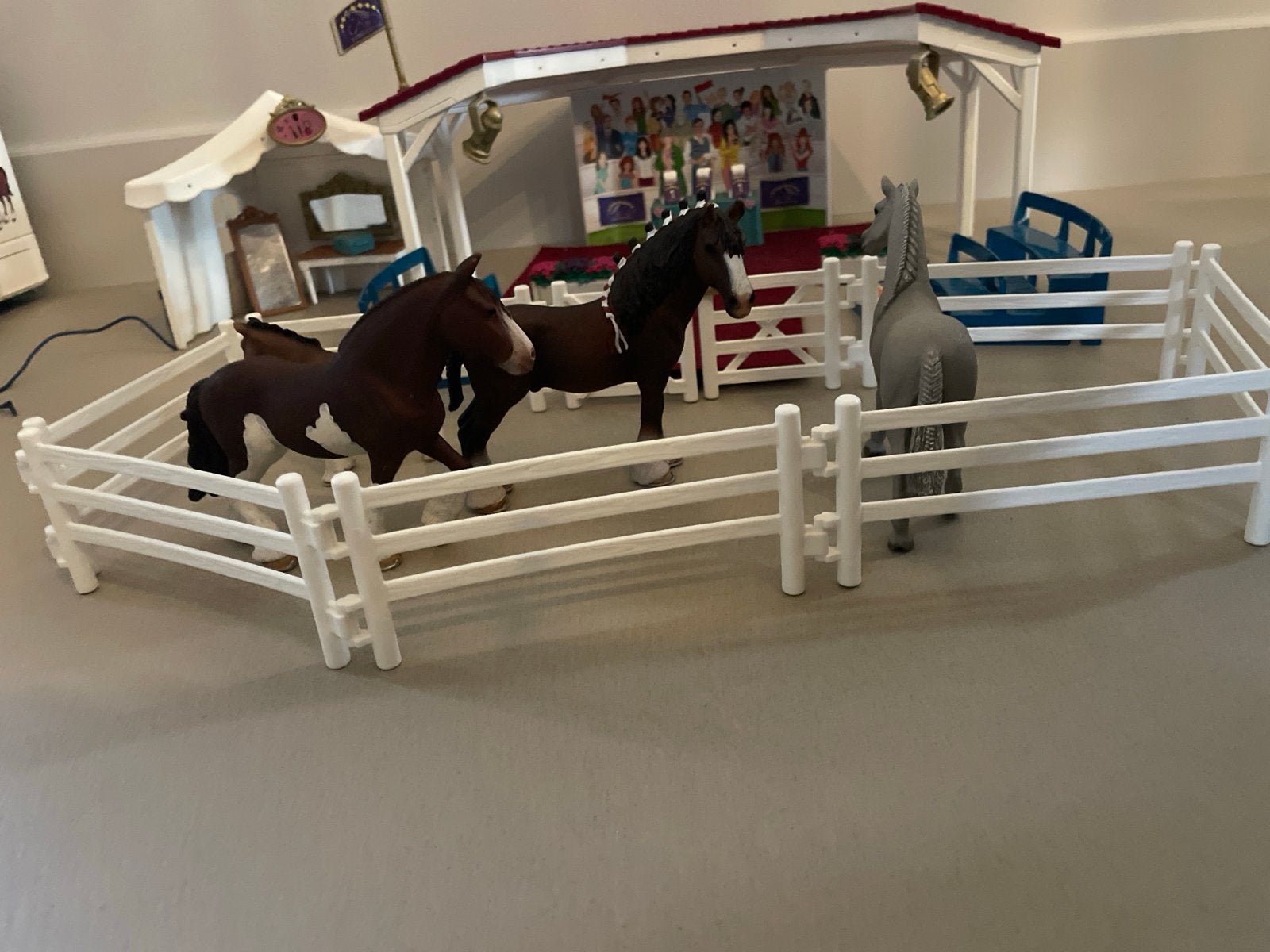 Schleich Paardenshow Set met Accessoires, Ophalen of Verzenden, Zo goed als nieuw