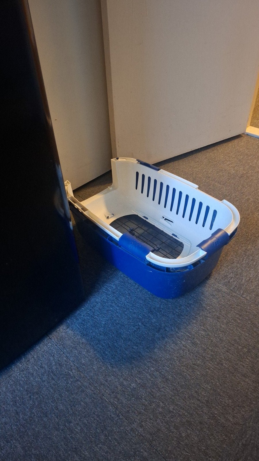 katten reis koffer/bak, Ophalen, Gebruikt
