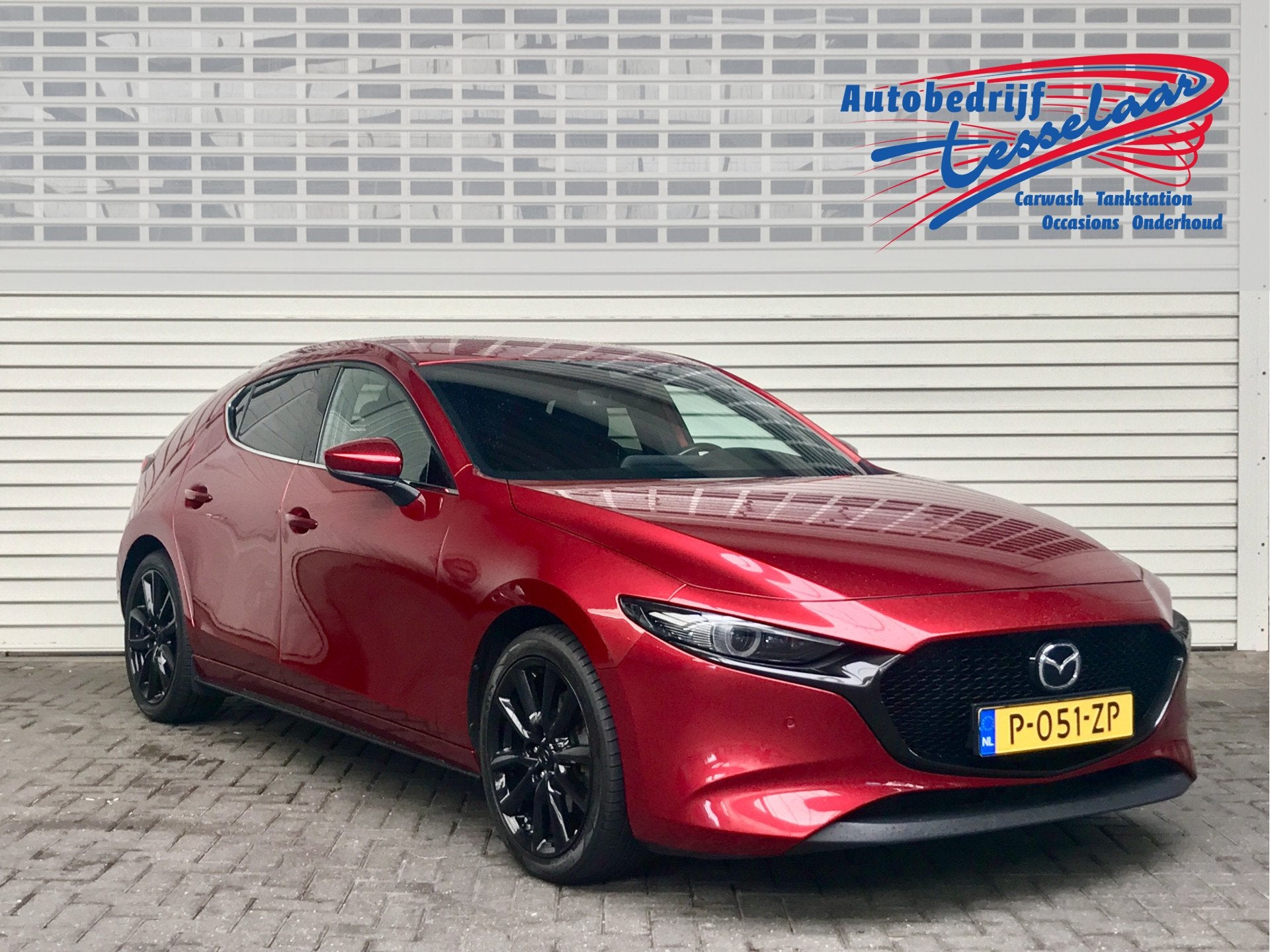 Mazda 3 2.0 e-SkyActiv-G M Hybrid 150 Sportive Automaat Rijk, Auto's, Mazda, Gebruikt, 4 cilinders, 150 pk, Leder