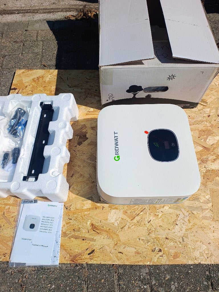 Growatt MIN 3000TL-X 3kW Omvormer – Nieuw – Getest & Werkend, Ophalen of Verzenden, Nieuw, Overige typen