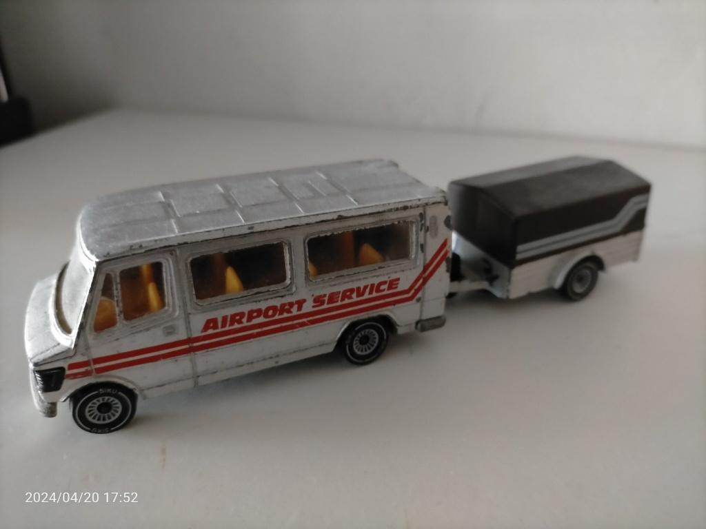 Siku airport service met aanhanger, Ophalen of Verzenden, Gebruikt, Auto, Majorette