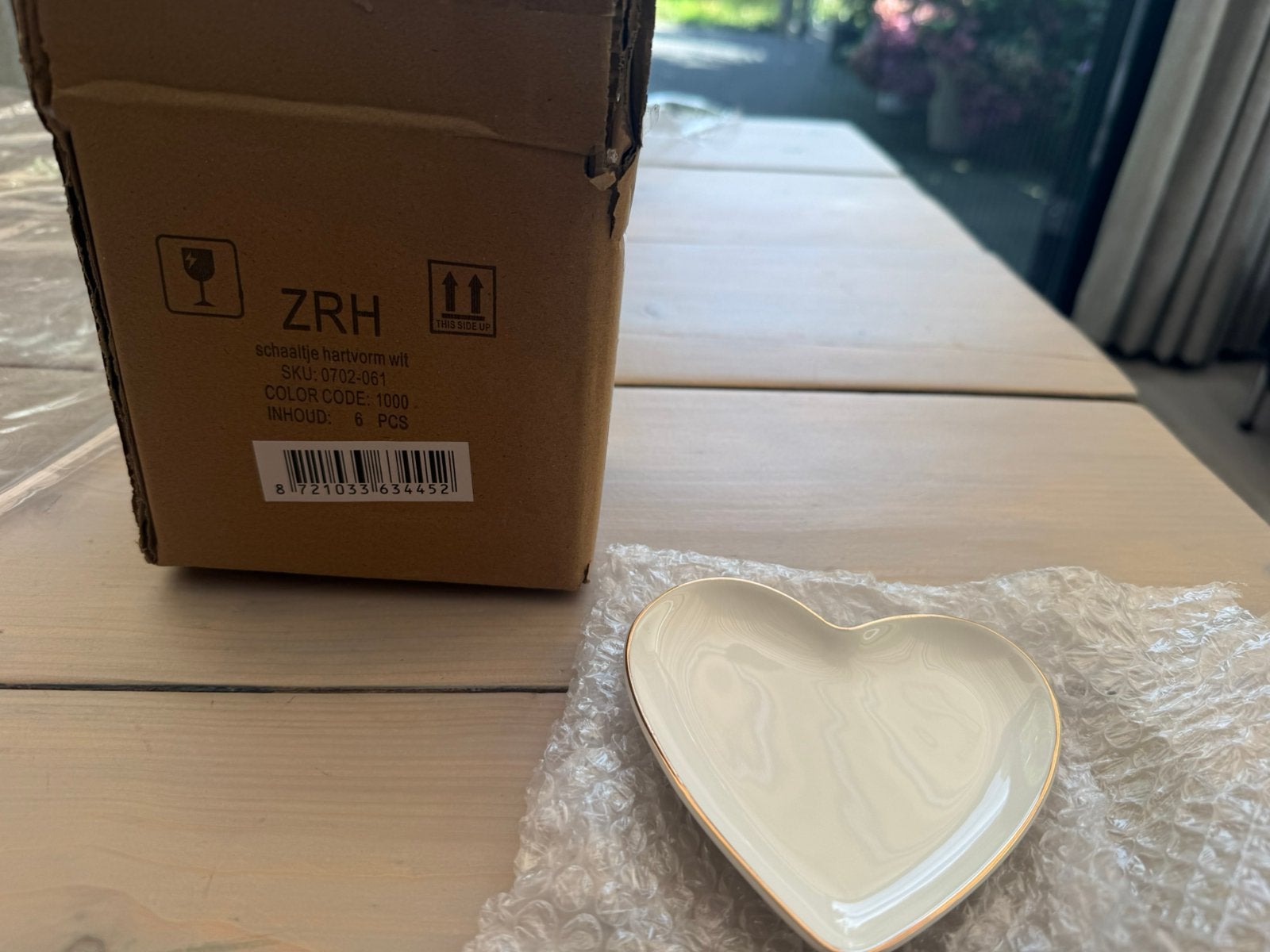 6x nieuwe Zusss schaaltjes hartjesvorm, Ophalen of Verzenden, Nieuw