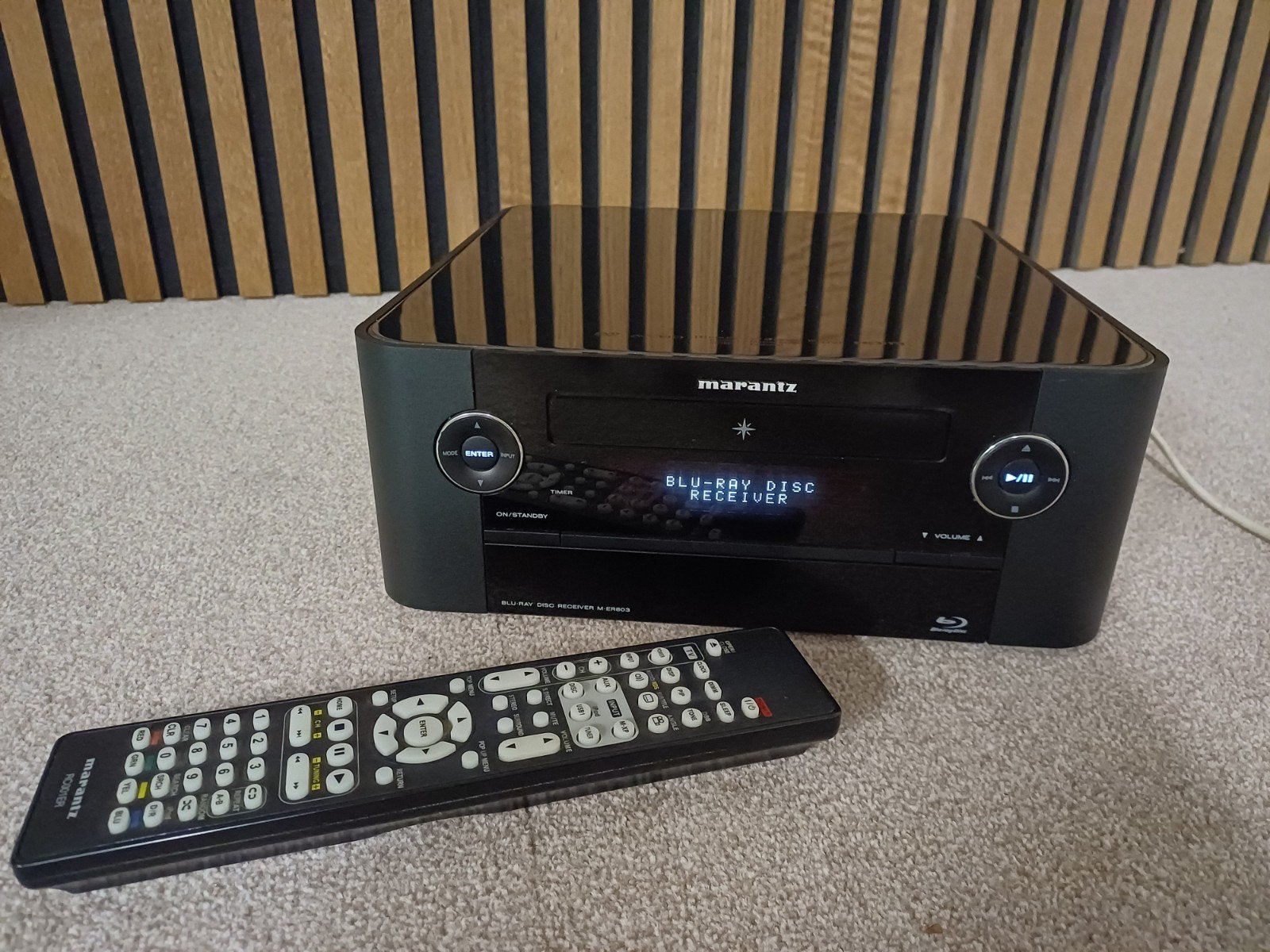 Marantz M-ER803 Blu-ray Disc Receiver met afstandsbediening, Ophalen of Verzenden, Zo goed als nieuw, Overige merken, Blu-ray-speler