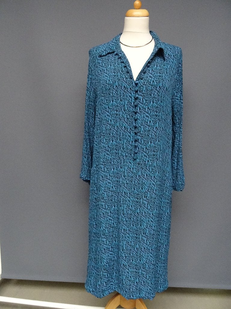 DIDI maat 46, tuniekjurk in blauwtinten., Kleding | Dames, Blauw, Maat 46/48 (XL) of groter, Didi, Ophalen of Verzenden