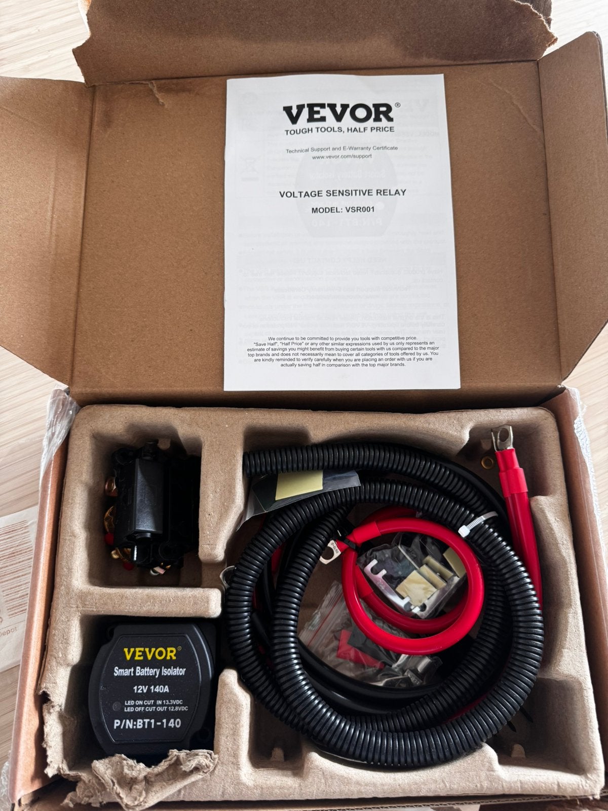 Vevor smart battery isolator, Verzenden, Nieuw, Smart