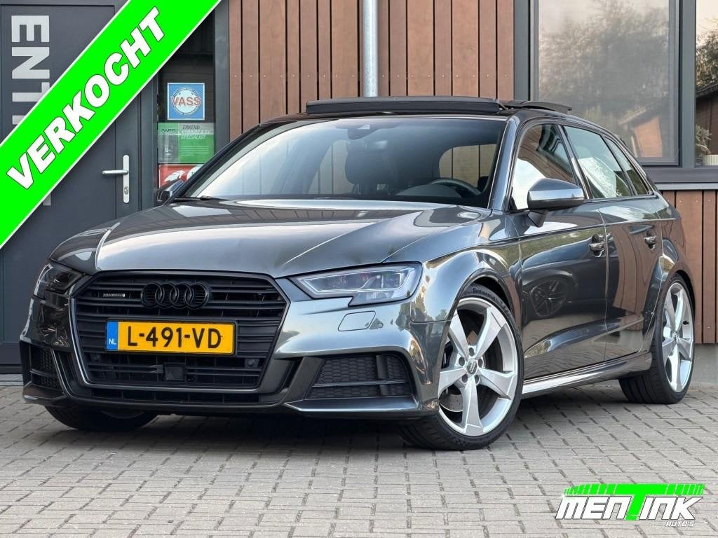 Audi A3 2.0 TFSI Quattro Pano Led 19” Nieuwstaat!, Automaat, Gebruikt, Euro 6, 4 cilinders
