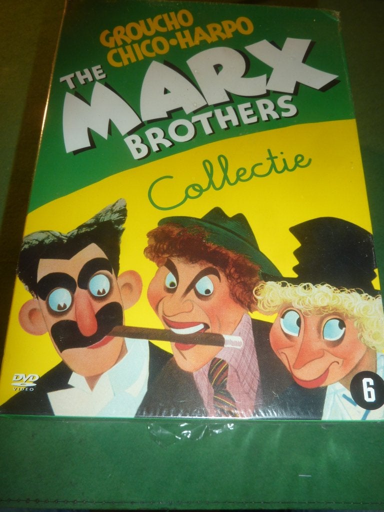 The Marx Brothers Collectie 6 dvd-box, Cd's en Dvd's, Dvd's | Klassiekers, Engels, Verzenden, Alle leeftijden, Nederlands