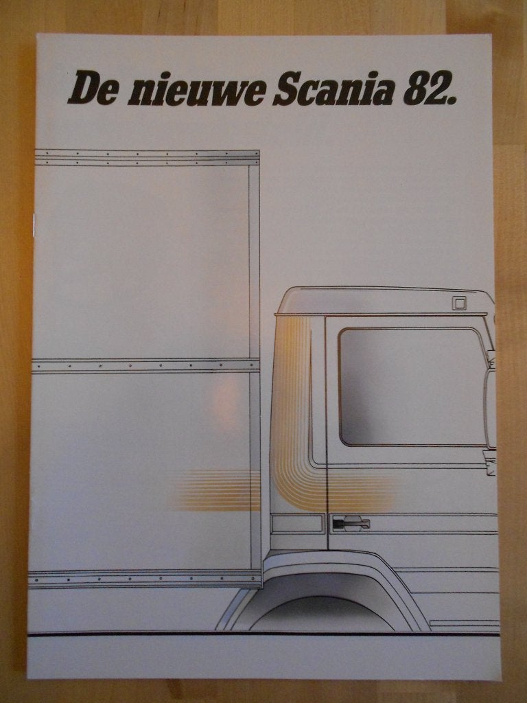 Scania 82 Brochure 1986 – P82, Ophalen of Verzenden, Zo goed als nieuw, Overige merken, Scania