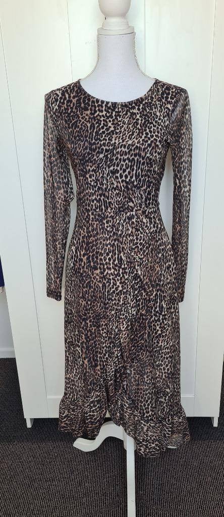 Jurk PIECES - mooie pasvorm - maat XS - werkelijk als nieuw, Meerkleurig, Ophalen of Verzenden, Zo goed als nieuw, Maat 34 (XS) of kleiner