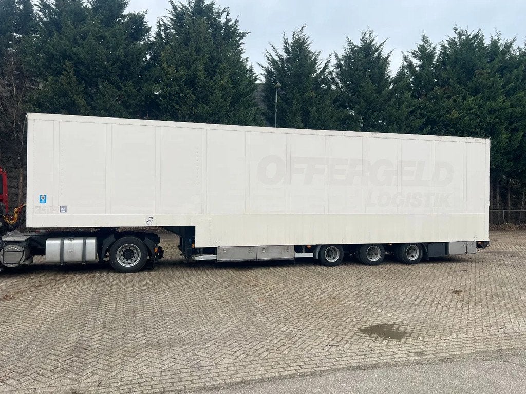 SCHIER Autotransporter race trailer 5-6 autos hydraulische v, Overige brandstoffen, Wit, Aanhangers en Opleggers, Te koop