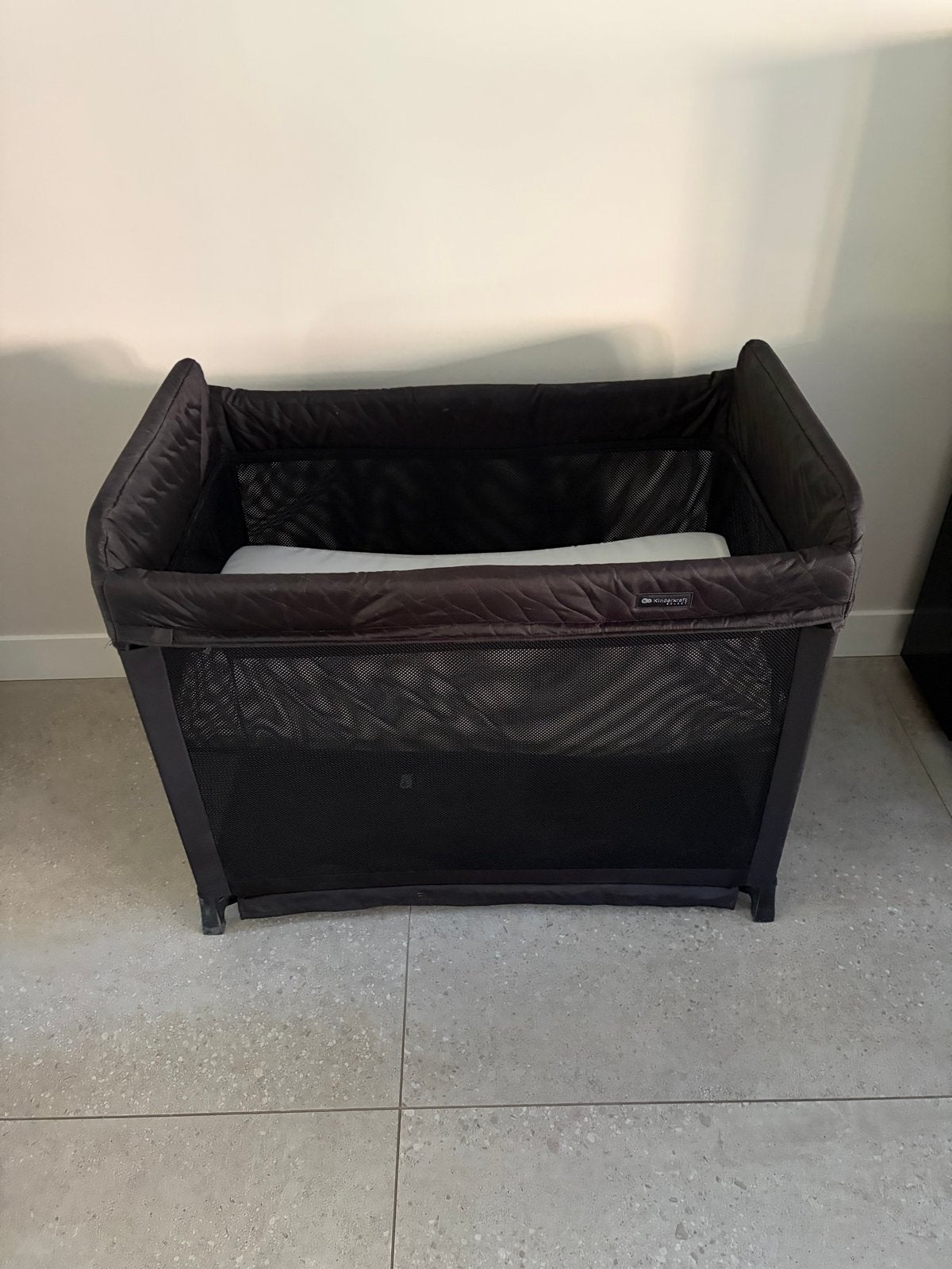 Kinderkraft Moon Dream Campingbedje/Reiswieg/Box - Z.g.a.n., Ophalen, Zo goed als nieuw, Rechthoekig, Boxkleed