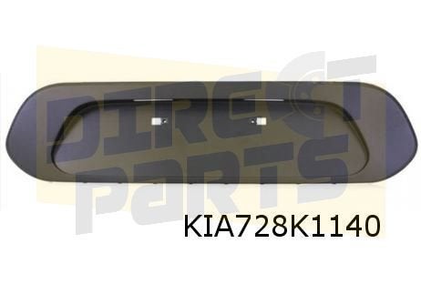 Kia Picanto (6/17-9/20) Inzetstuk achterbumper (zwart) Origi