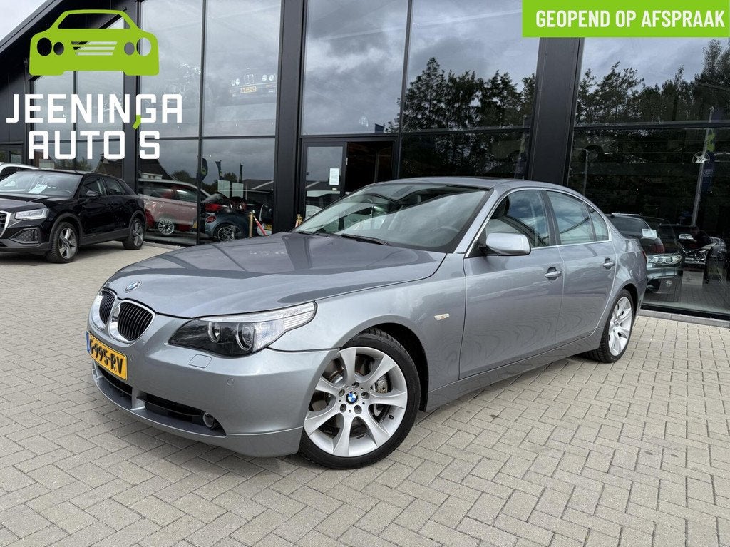 BMW 5-serie 545i Executive|Memory|afn.Trekhaak|Stoelverwarmi, Auto's, BMW, Bedrijf, Te koop, 5-Serie, ABS, Airbags, Airconditioning