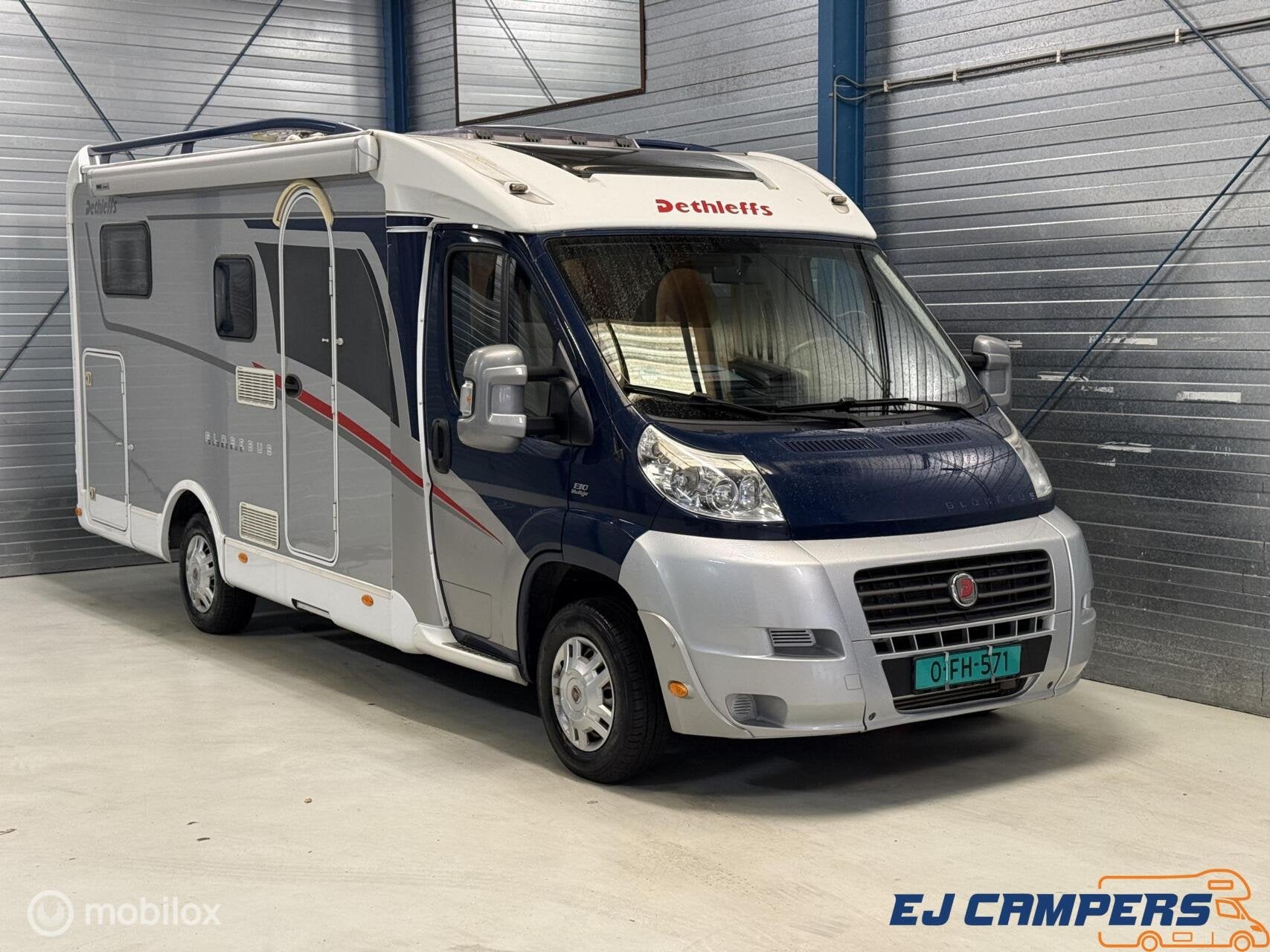 Fiat Dethleffs Globebus Enkele bedden!, Ringverwarming, 6 tot 7 meter, Bedrijf, Half-integraal