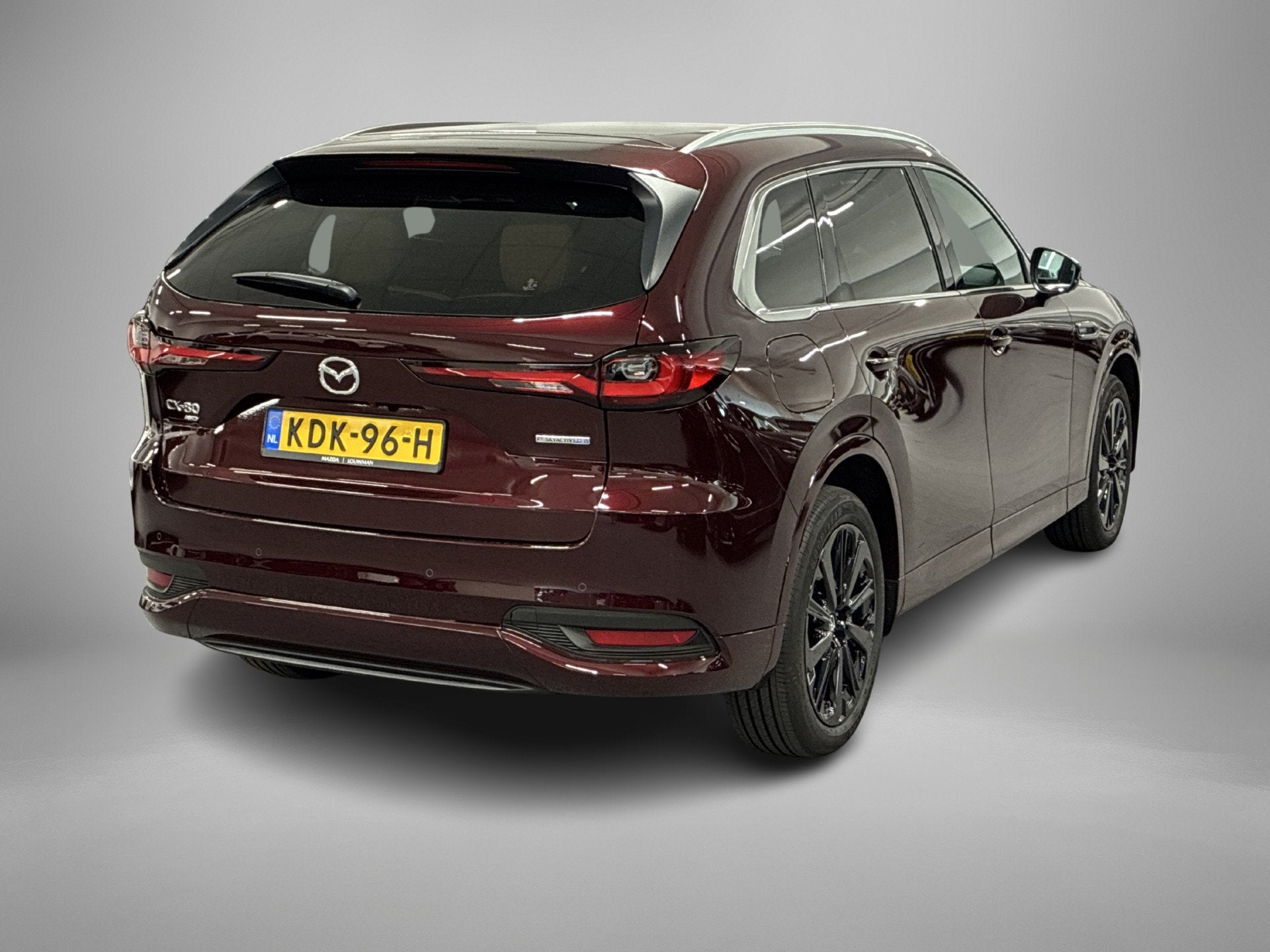 Mazda CX-80 2.5 e-SkyActiv PHEV Homura Business Edition 6p., Auto's, Automaat, 12 maanden, Adaptive Cruise Control, Euro 6