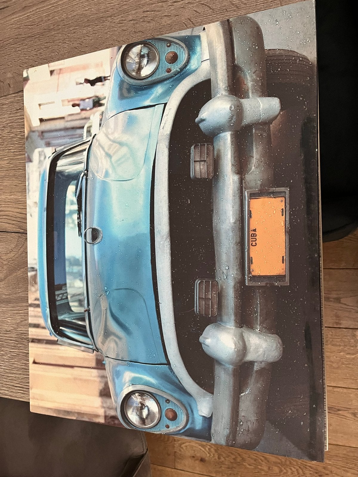 Canvas Oldtimer Cuba, Print, Op houten frame, Textiel, Ophalen