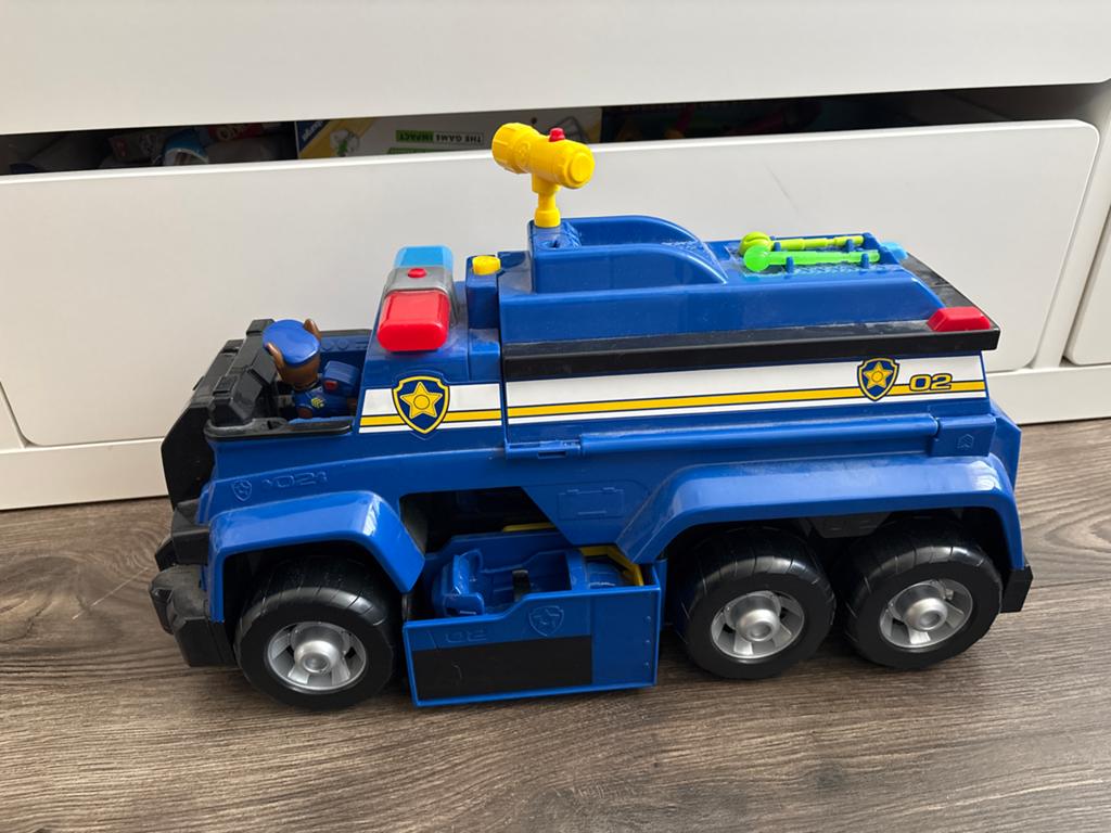 Paw Patrol Chase's Cruiser Politie Truck, Kinderen en Baby's, Speelgoed | Speelgoedvoertuigen, Ophalen of Verzenden, Gebruikt