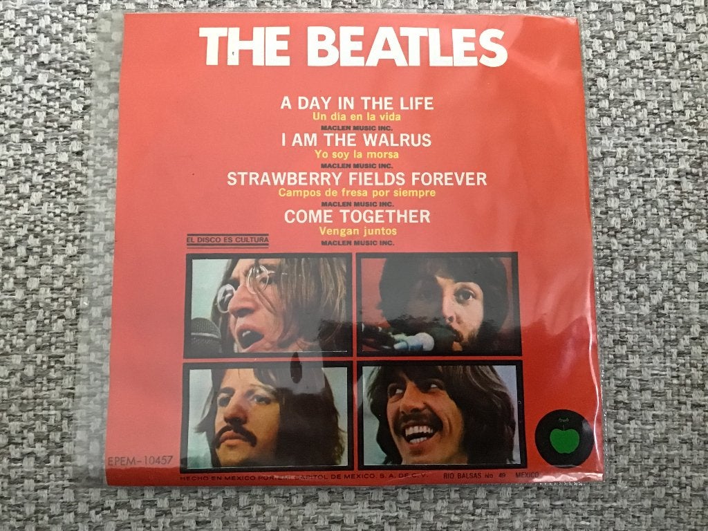 The Beatles - EPEM-10457 (EP) - Vinyl, Gebruikt, 7 inch, Ophalen of Verzenden, Pop