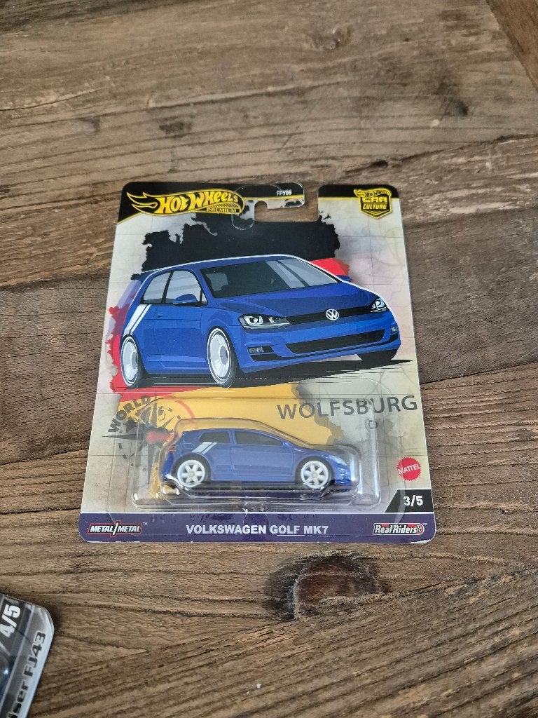 Hot wheels volkswagen golf mk7 wolfsburg car culture, Ophalen of Verzenden, Nieuw, Auto