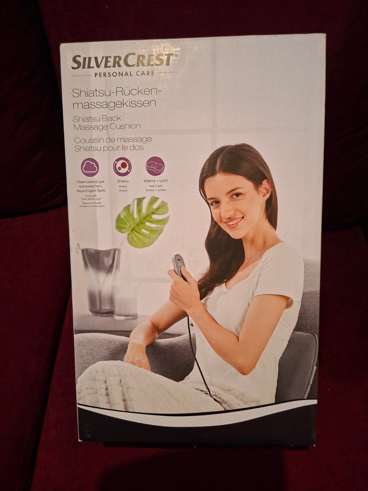 SilverCrest Shiatsu Rugmassagekussen met Warmte, Ophalen