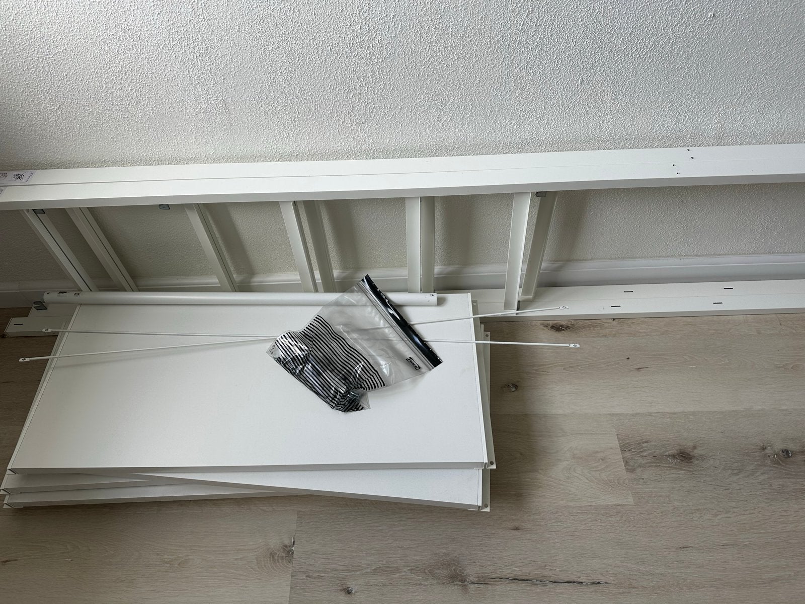 IKEA ELVARLI open kledingkast/opbergsysteem, Huis en Inrichting, Kasten | Kledingkasten, Ophalen, Met plank(en), 200 cm of meer