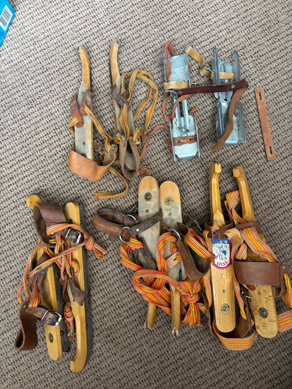 Vintage Friese doorlopers schaatsen, diverse maten, Ophalen of Verzenden, Gebruikt, Friese doorlopers, Overige merken