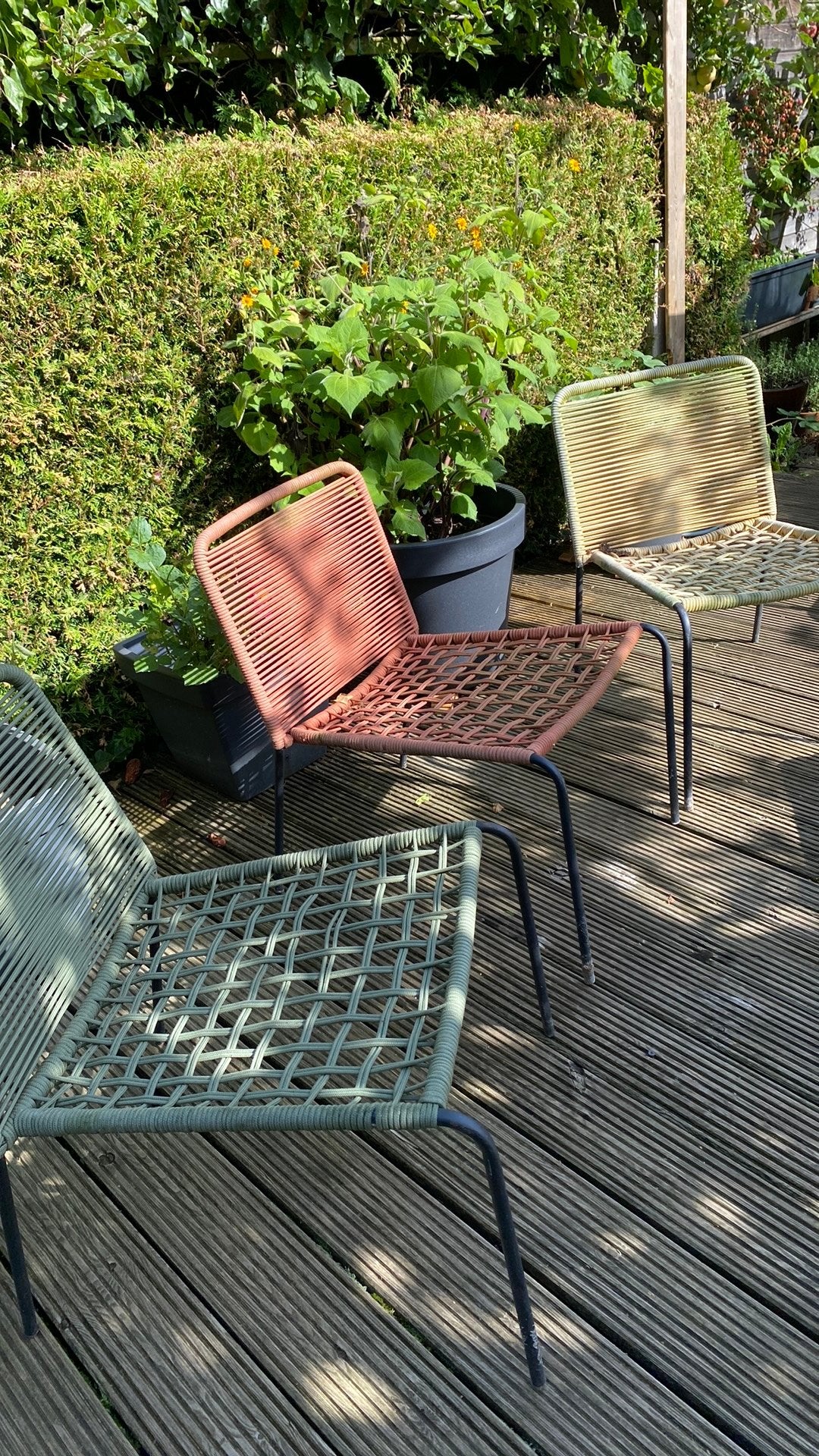 Terrasstoelen, Ophalen, Gebruikt