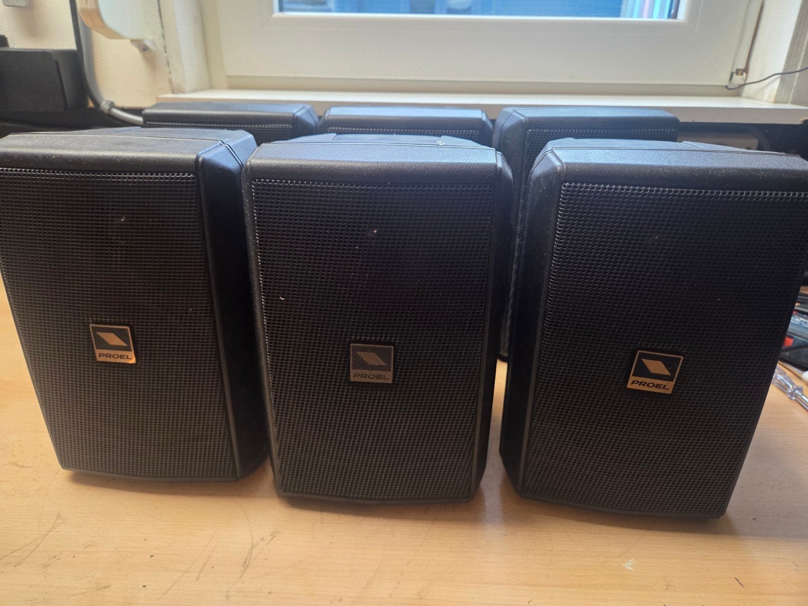 6 speakers Proel Flash 5P, Overige merken, Stereo speakers, Ophalen of Verzenden, 60 tot 120 watt