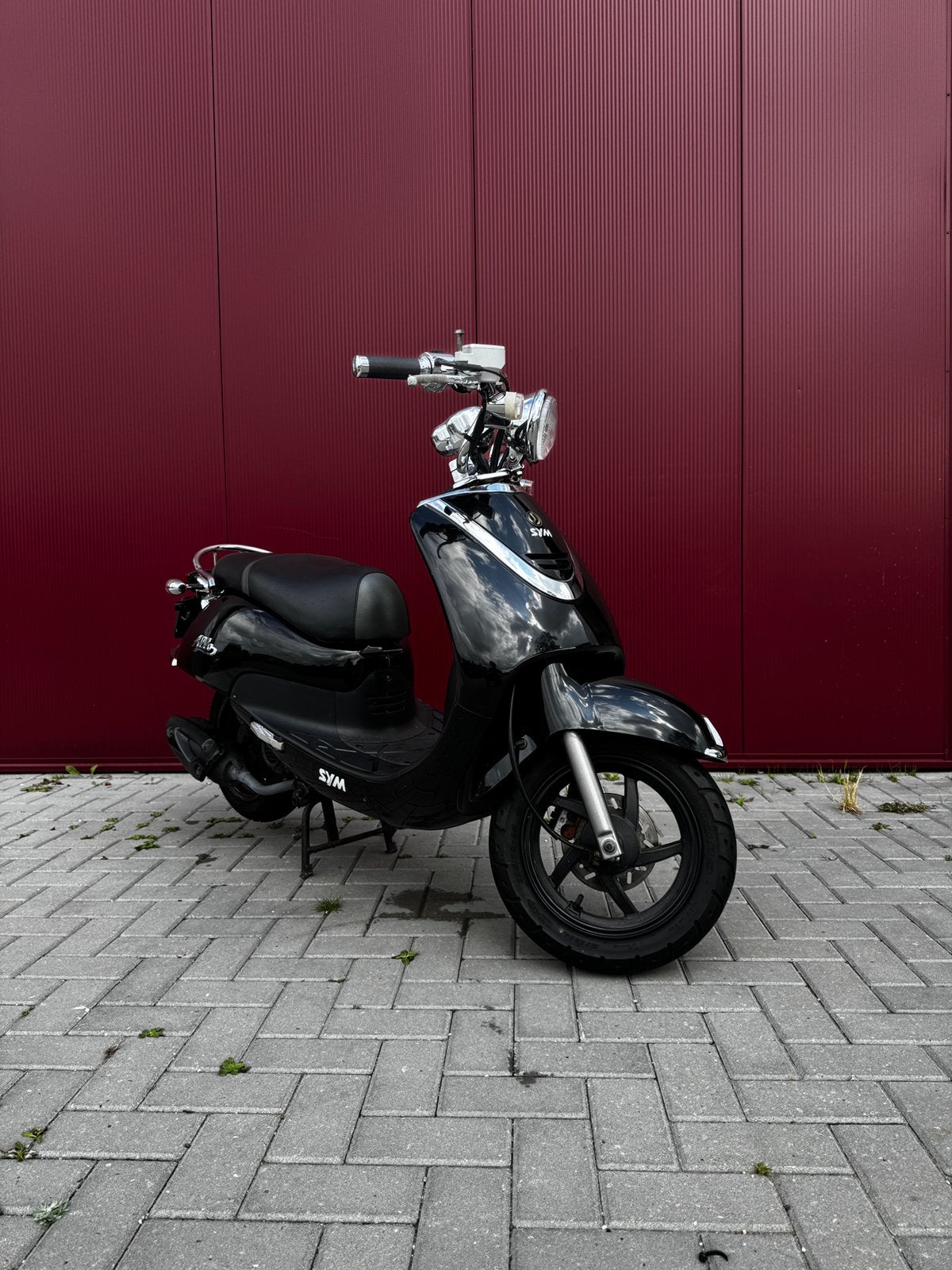 SYM Allo 45 km/u scooter – glans zwart – nette staat, Fietsen en Brommers, Scooters | SYM, Ophalen of Verzenden, Zo goed als nieuw