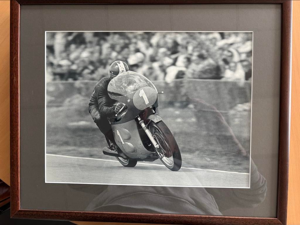 Ingelijste foto's van motorcoureurs, Ophalen, Gebruikt, Overige typen