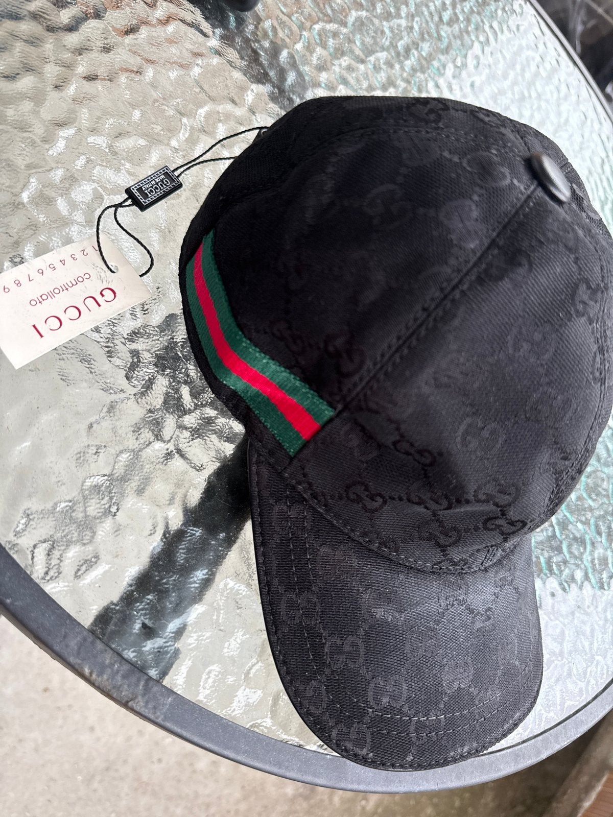 Gucci GG Canvas Baseballpet met Webdetail, Kleding | Dames, Ophalen of Verzenden, Nieuw, One size fits all, Pet