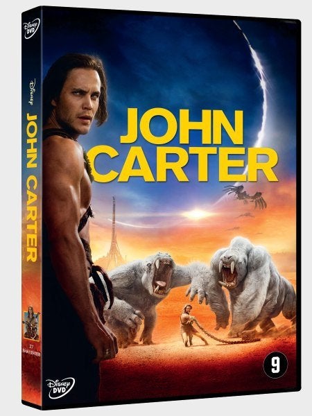 John Carter Disney DVD, Vanaf 9 jaar, Verzenden, Zo goed als nieuw, Science Fiction