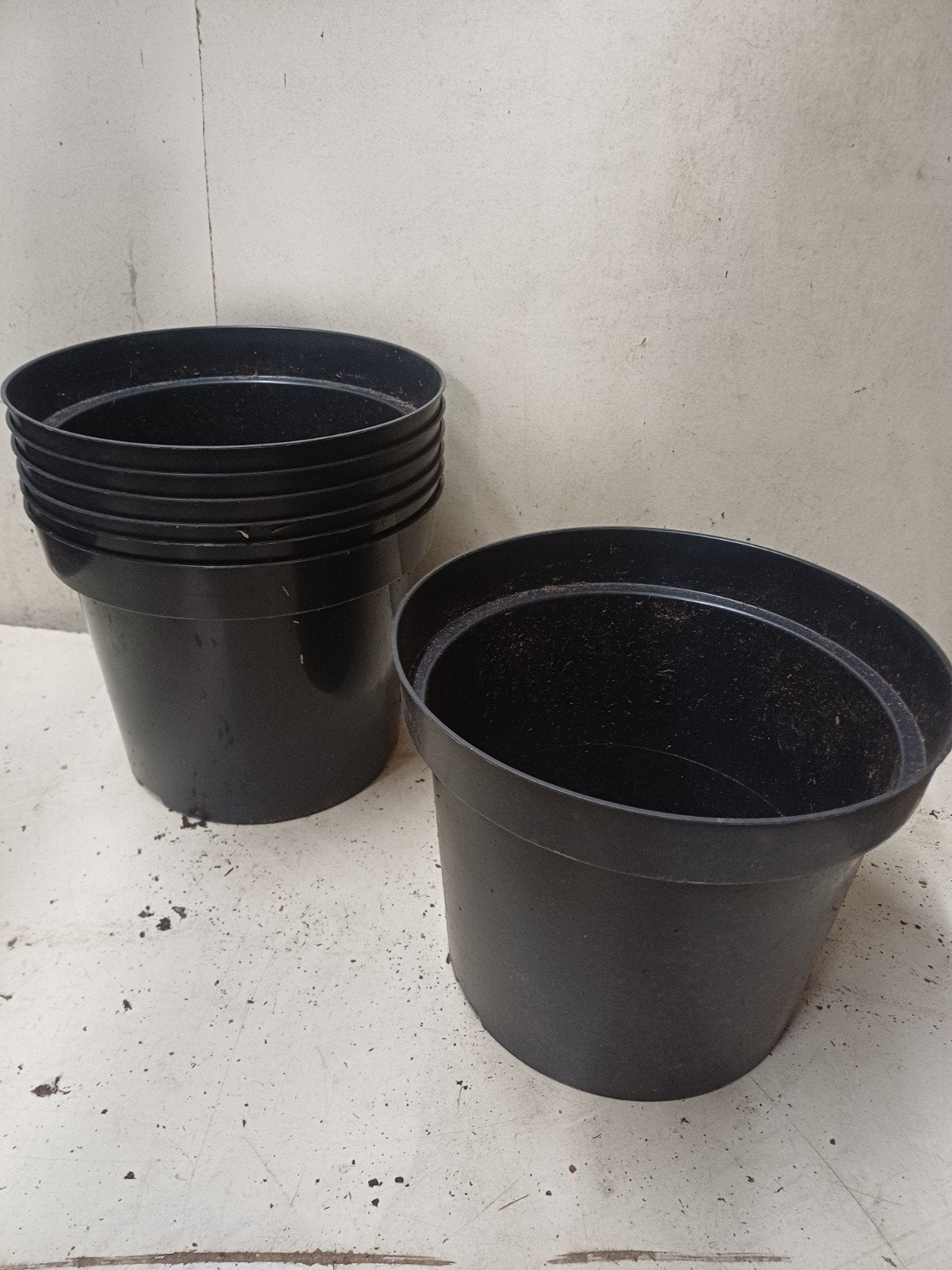 Kweekpotten plantenpotten bloempotten 7,5 liter, Kunststof, Gebruikt, Rond, Ophalen of Verzenden