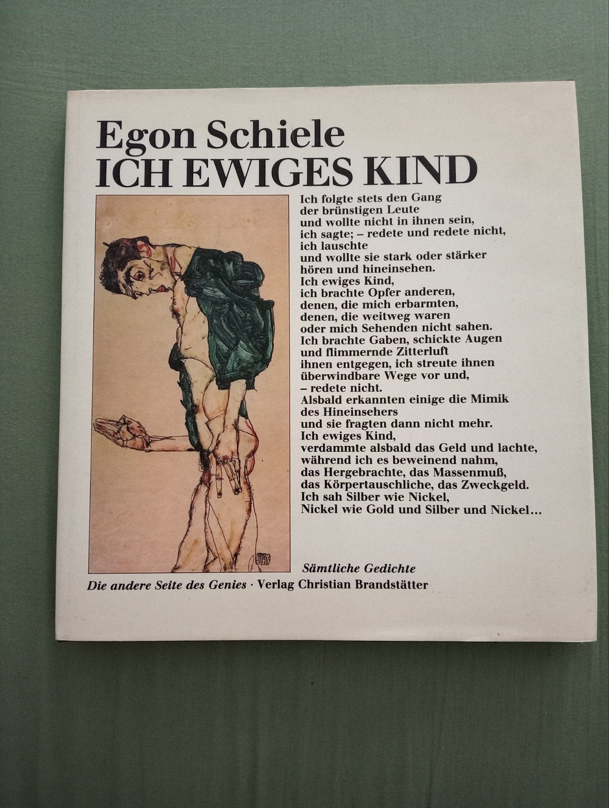 Egon Schiele: Ich wieges Kind - Samtliche Gedichte, Boeken, Ophalen of Verzenden, Gelezen, Egon Schiele