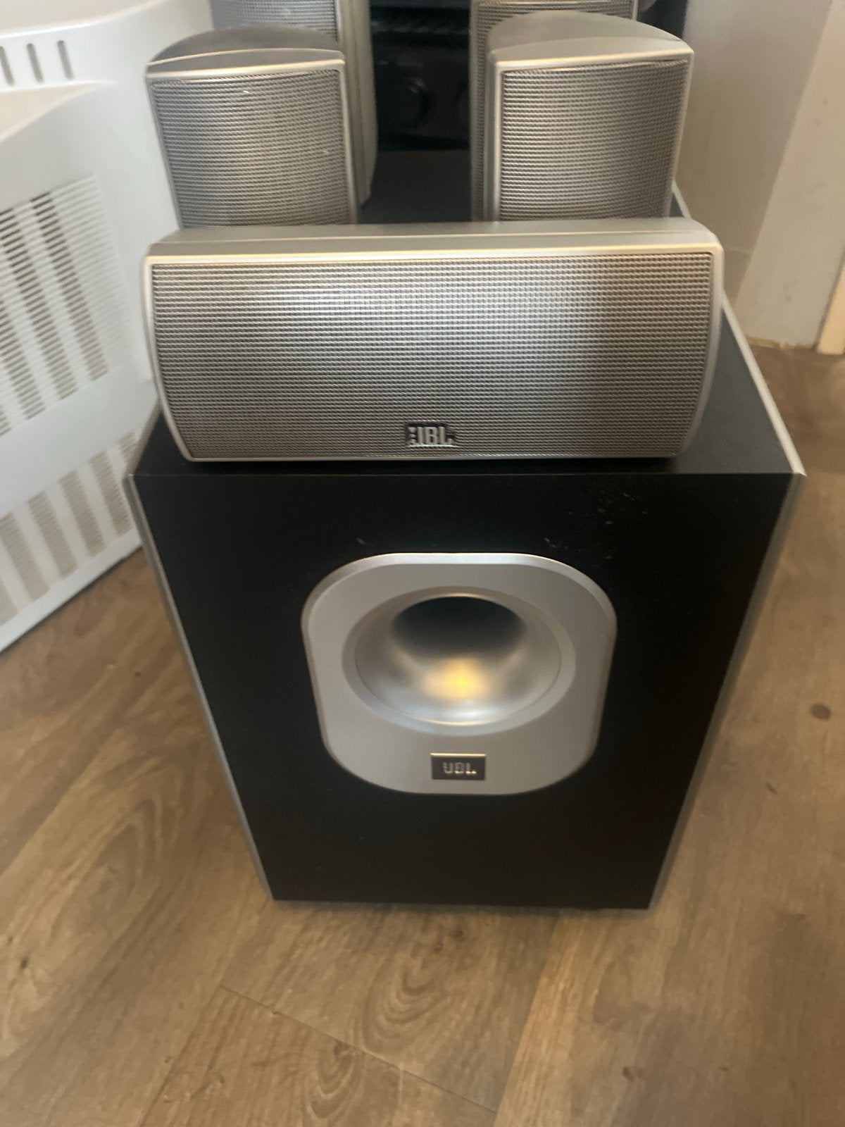 JBL SUB140/230 Home Cinema Systeem met Subwoofer, Audio, Tv en Foto, Ophalen of Verzenden, Gebruikt, 5.1-systeem